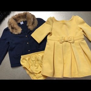 Janie and Jack dress with sweater